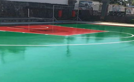 福州篮球场翻新地面